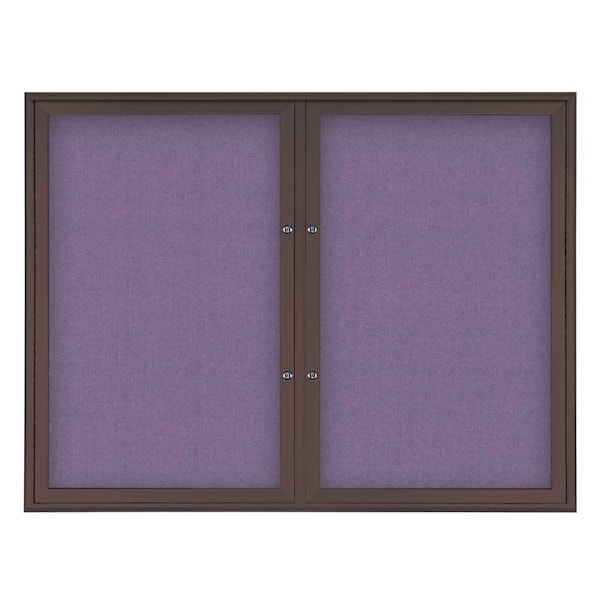 Double Door Radius Plus Corkboard, 42"X