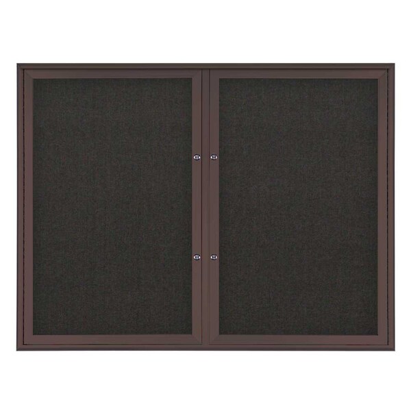 Double Door Radius Plus Corkboard, 42"X