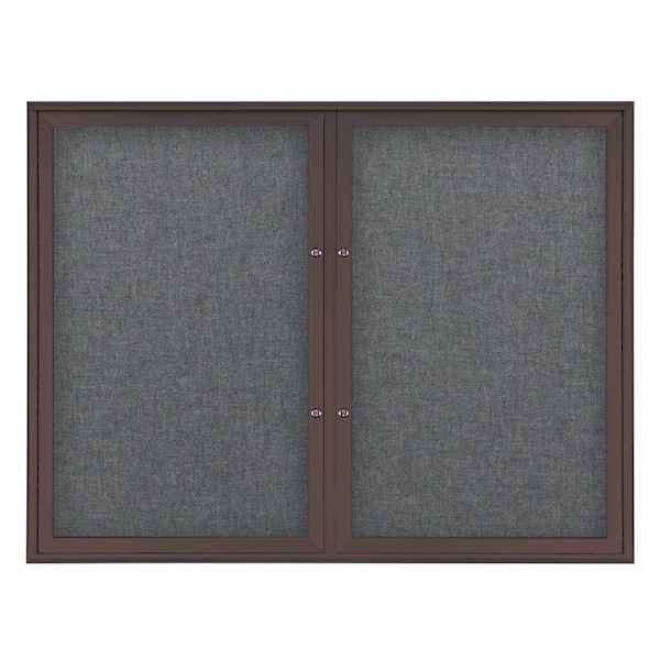 Double Door Radius Plus Corkboard, 42"X