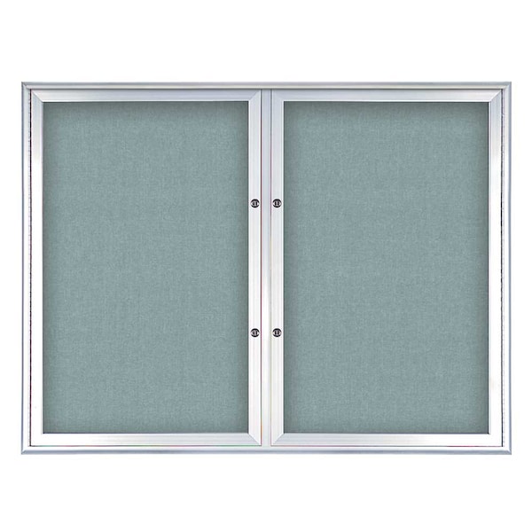 Double Door Radius Plus Corkboard, 42"X