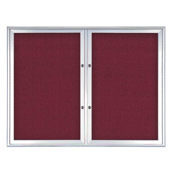 Double Door Radius Plus Corkboard, 42"X