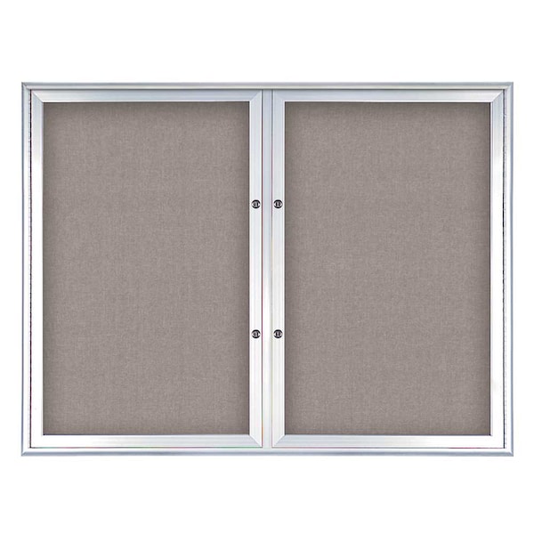 Double Door Radius Plus Corkboard, 42"X