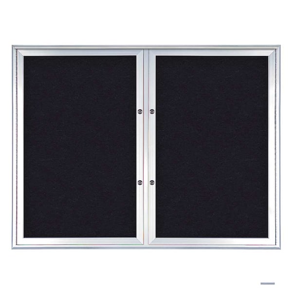 Double Door Radius Plus Corkboard, 42"X