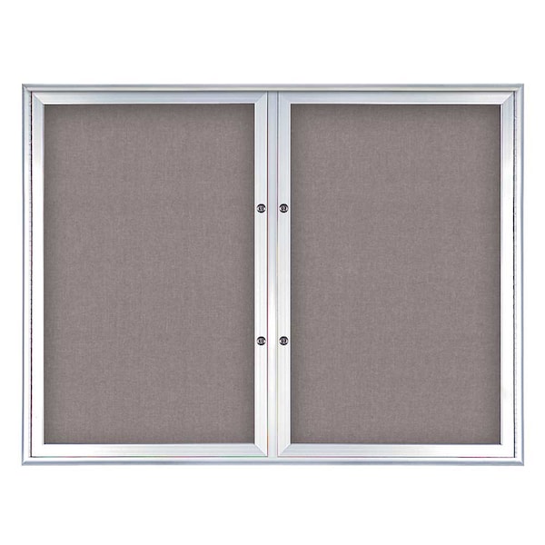 Double Door Radius Plus Corkboard, 42"X