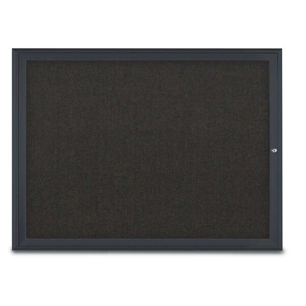 Single Door Radius Corkboard, 48"X36", B