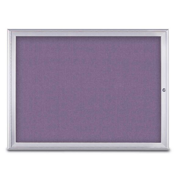 Single Door Radius Corkboard, 48"X36", S