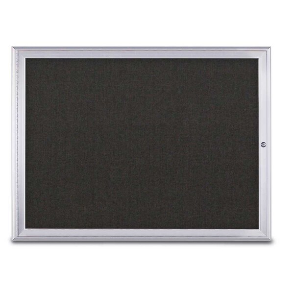 Single Door Radius Corkboard, 48"X36", S