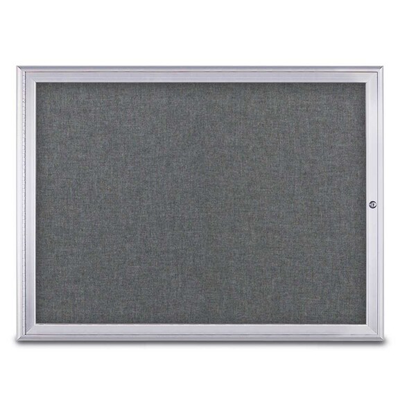 Single Door Radius Corkboard, 48"X36", S