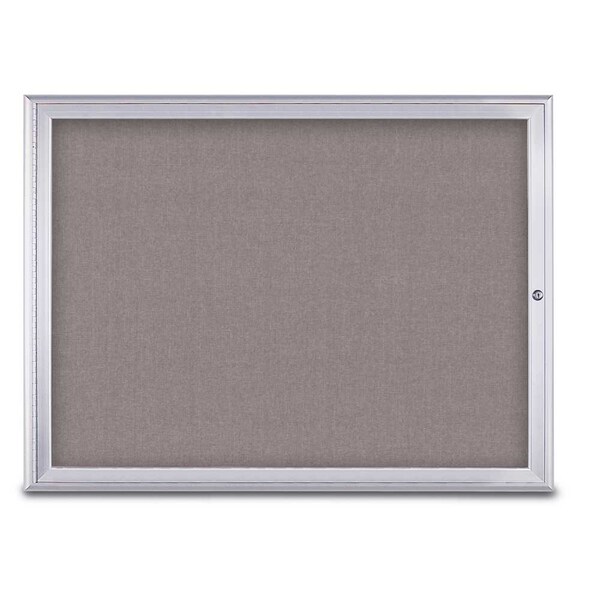 Single Door Radius Corkboard, 48"X36", S