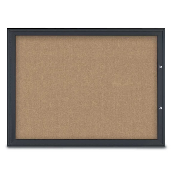 Single Door Radius Plus Corkboard, 48"X