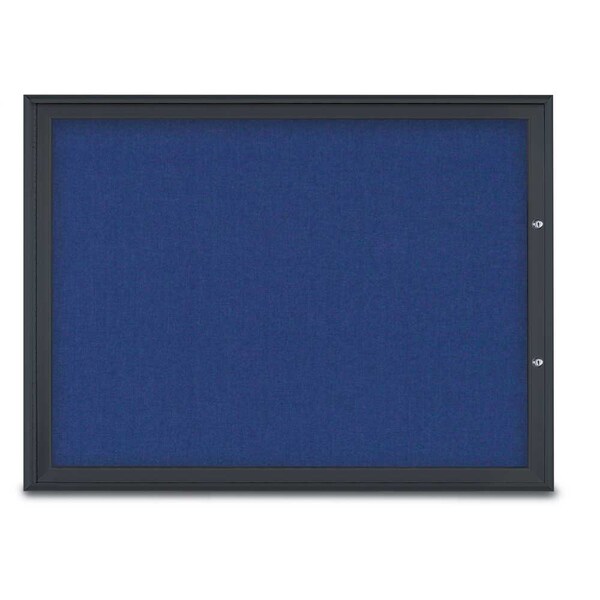 Single Door Radius Plus Corkboard, 48"X