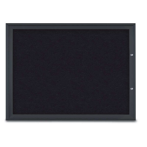 Single Door Radius Plus Corkboard, 48"X