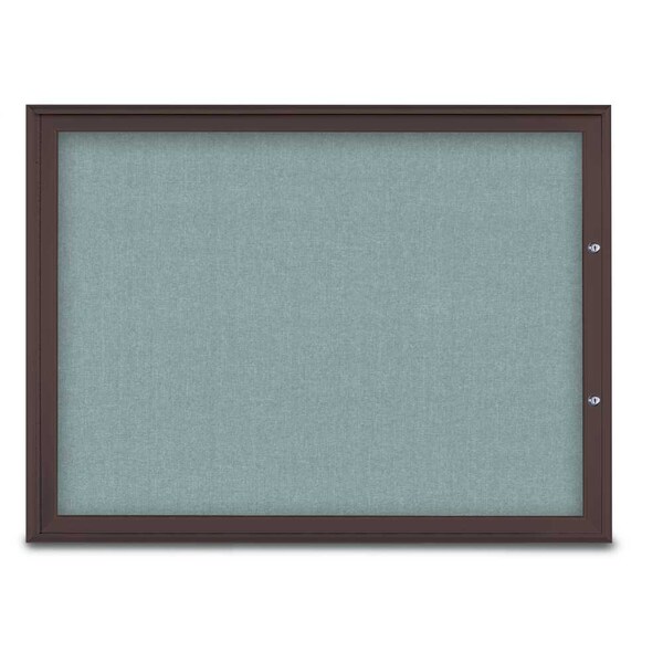 Single Door Radius Plus Corkboard, 48"X