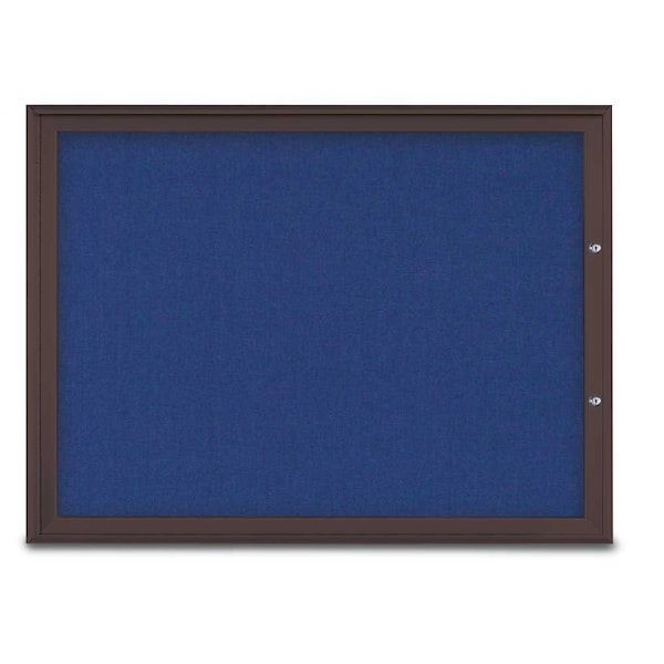 Single Door Radius Plus Corkboard, 48"X