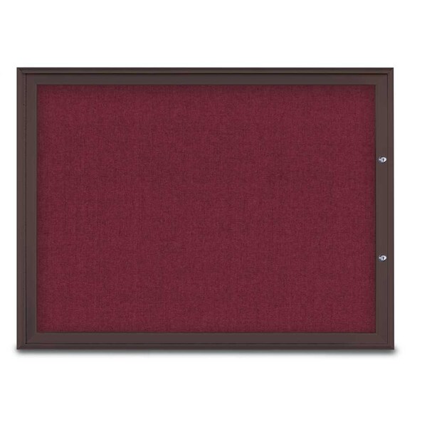 Single Door Radius Plus Corkboard, 48"X