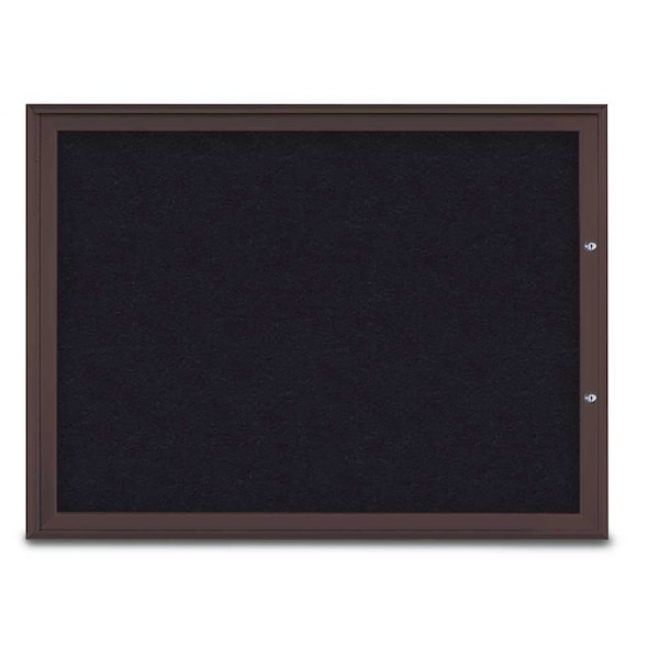 Single Door Radius Plus Corkboard, 48"X