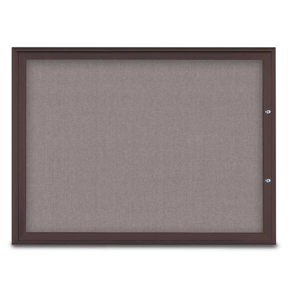 Single Door Radius Plus Corkboard, 48"X