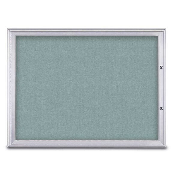 Single Door Radius Plus Corkboard, 48"X