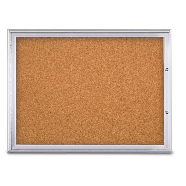 Single Door Radius Plus Corkboard, 48"X