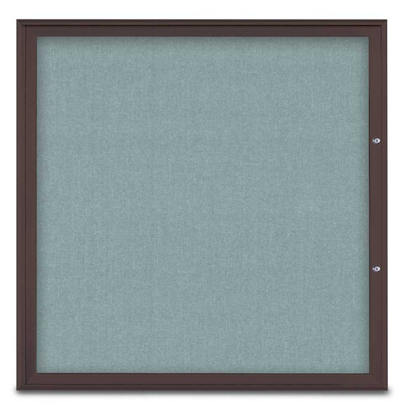 Single Door Radius Plus Corkboard, 48"X