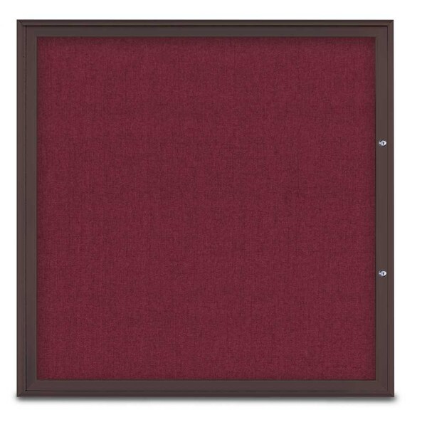 Single Door Radius Plus Corkboard, 48"X