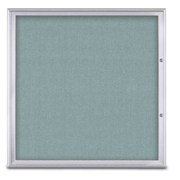 Single Door Radius Plus Corkboard, 48"X