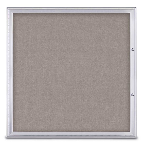 Single Door Radius Plus Corkboard, 48"X