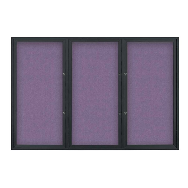 Triple Door Radius Plus Corkboard, 72" x