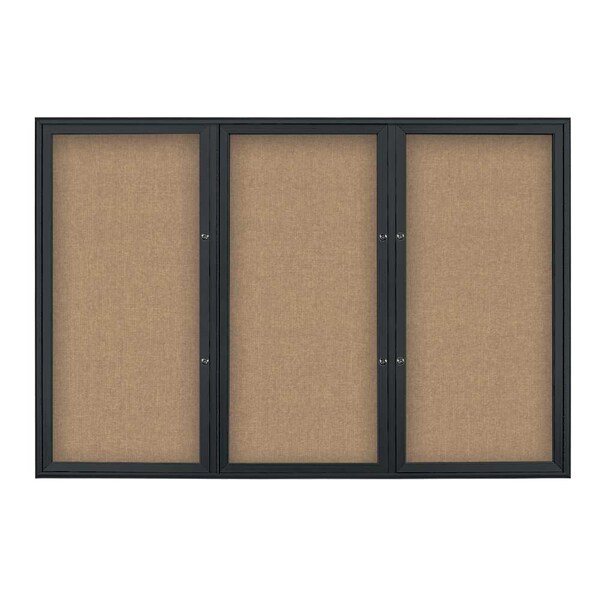 Triple Door Radius Plus Corkboard, 72" x