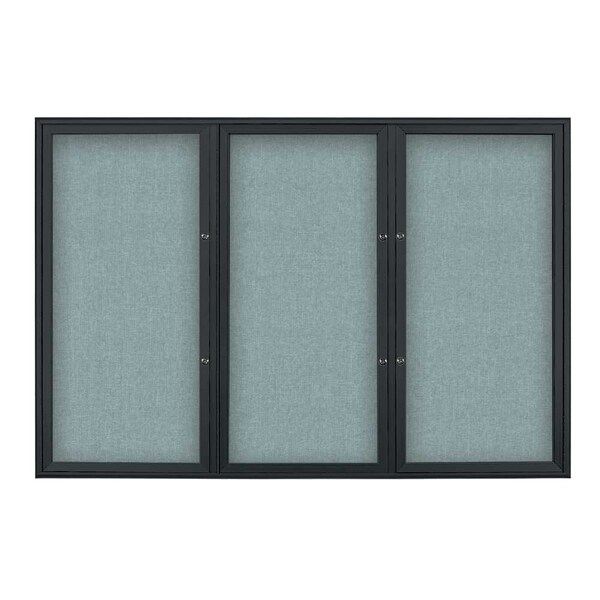 Triple Door Radius Plus Corkboard, 72" x