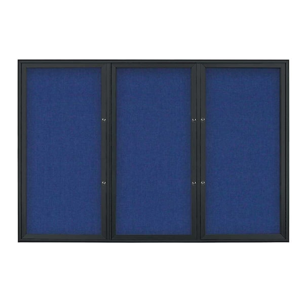 Triple Door Radius Plus Corkboard, 72" x