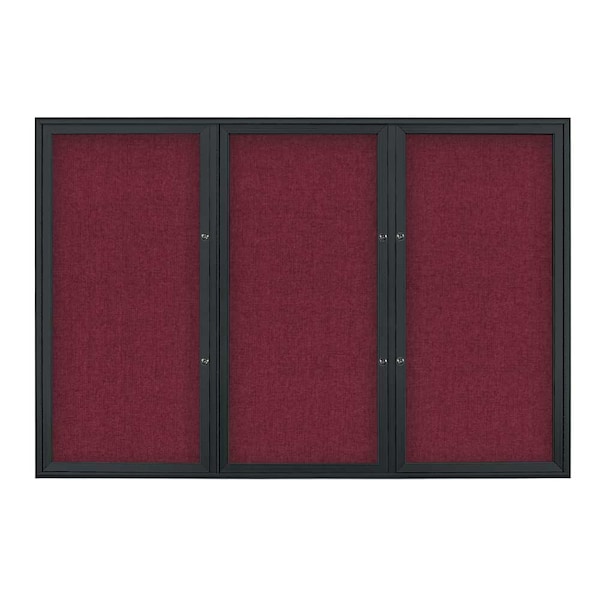 Triple Door Radius Plus Corkboard, 72" x