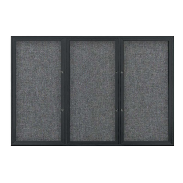Triple Door Radius Plus Corkboard, 72" x