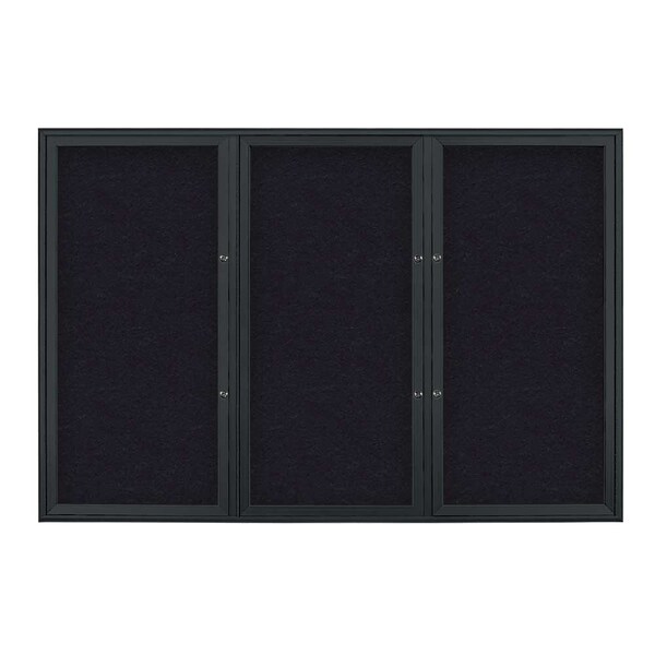 Triple Door Radius Plus Corkboard, 72" x