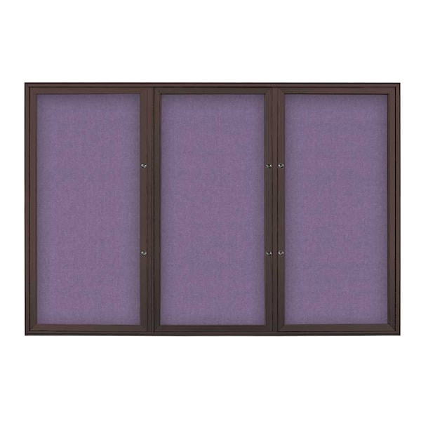 Triple Door Radius Plus Corkboard, 72" x