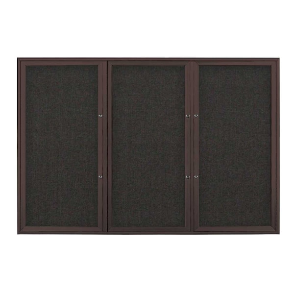 Triple Door Radius Plus Corkboard, 72" x