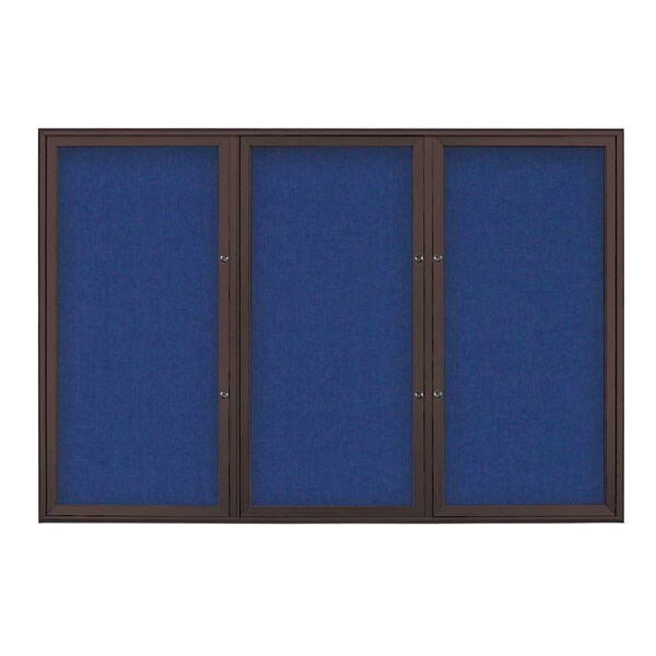 Triple Door Radius Plus Corkboard, 72" x