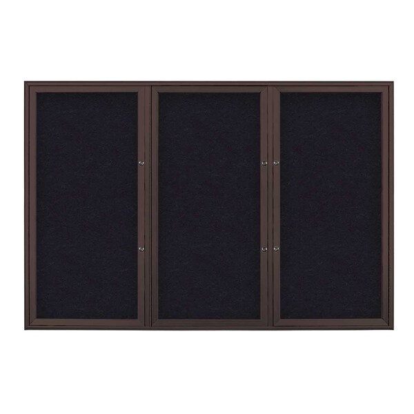 Triple Door Radius Plus Corkboard, 72" x
