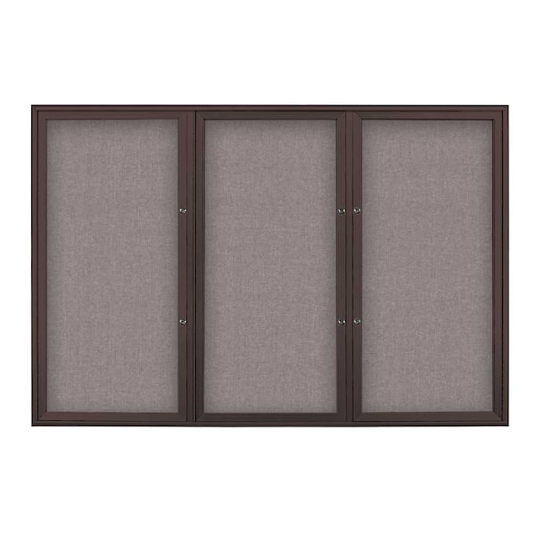 Triple Door Radius Plus Corkboard, 72" x