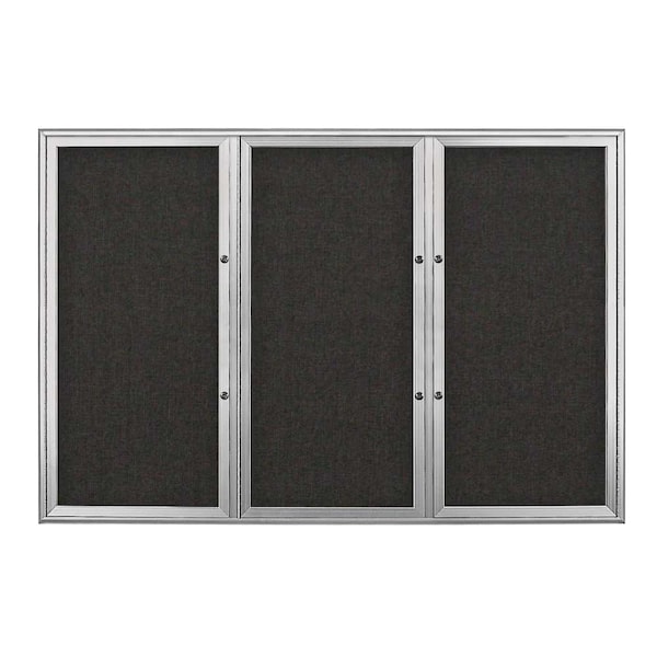 Triple Door Radius Plus Corkboard, 72" x