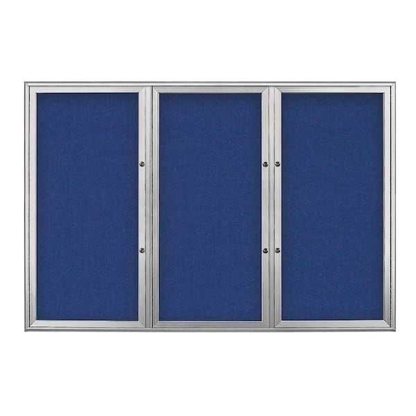 Triple Door Radius Plus Corkboard, 72" x