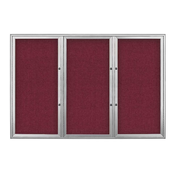 Triple Door Radius Plus Corkboard, 72" x