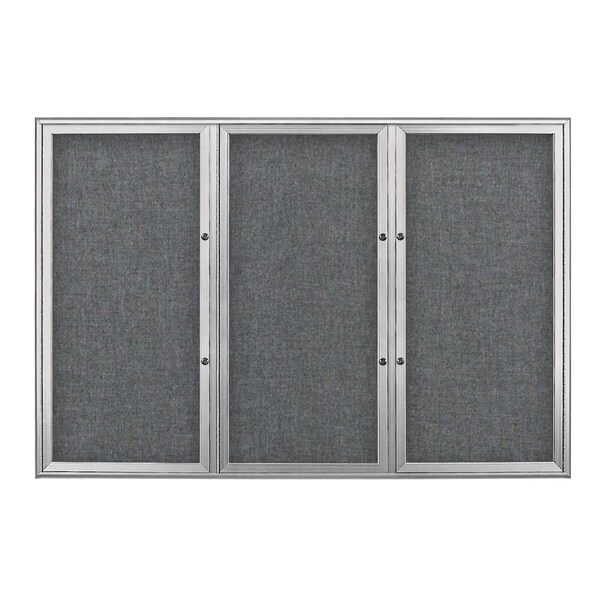 Triple Door Radius Plus Corkboard, 72" x