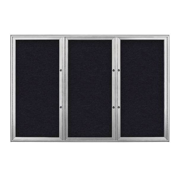 Triple Door Radius Plus Corkboard, 72" x