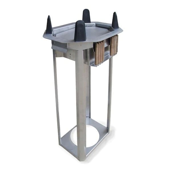 Open Drop-In Oval Plate Dispenser; 8"x10-3/4" to 8-1/2"x11-1/2"