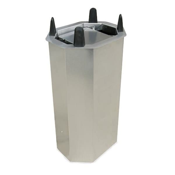 Shielded Drop-In Oval Plate Dispenser; 8"x10-3/4" to 8-1/2"x11-1/2"