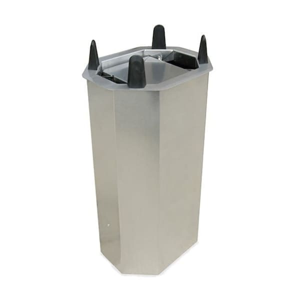 Shielded Drop-In Oval Plate Dispenser; 9-3/4"x13-3/4"to10-3/4"x14-1/2"