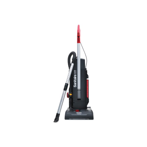 Sanitaire MULTI-SURFACE QuietClean Upright Vacuum with Tools on Board, 13" Path Width, Red/Black, 1/Each