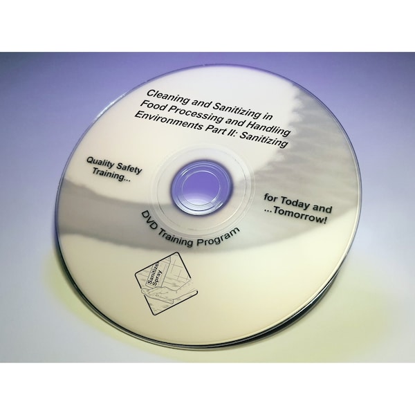DVD Program Kit, Cleaning and Sanitizing