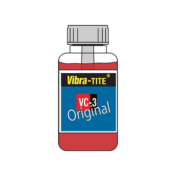 Threadlockers, 30ML VIBRATITE LIQUI, PK5, Red 30ML